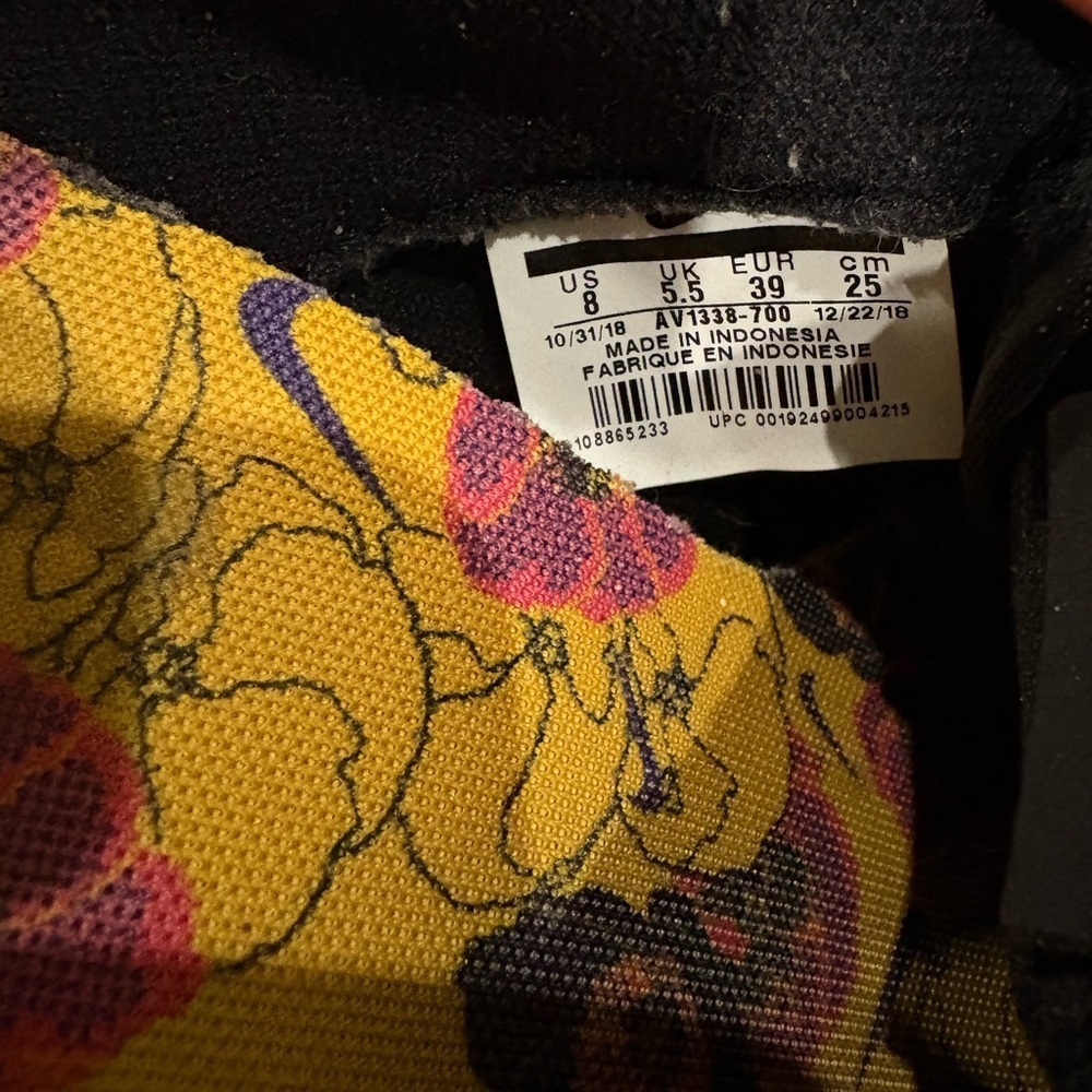 [US8]Nike Classic Cortez LX Floral Pack Gold Limited Collection Charm - Picture 5 of 6